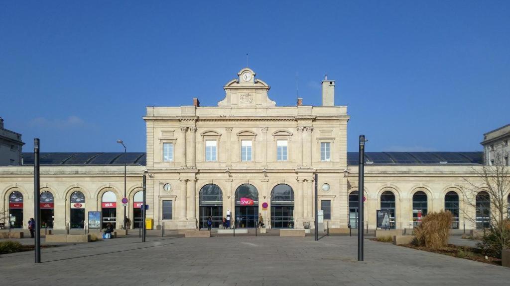 Charmant Studio Proche Gare Centre, Centre Ville Et Lycee Roosevelt Реймс Экстерьер фото